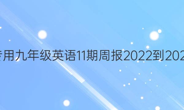 遵义专用九年级英语11期周报2022-2022答案