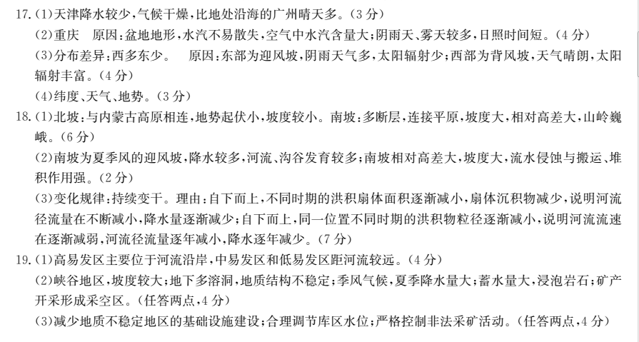 2022屆全國(guó)100所名校單元測(cè)試卷高三數(shù)學(xué)2文科答案-第2張圖片-全國(guó)100所名校答案網(wǎng)