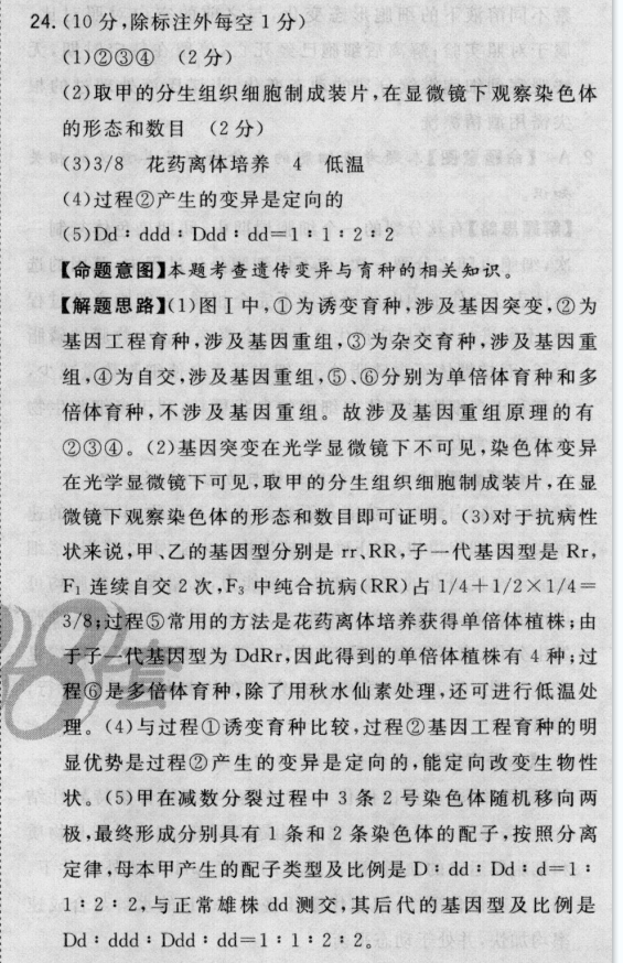 2022屆全國(guó)100所名校高考模擬金典卷.文科綜合（一）答案-第2張圖片-全國(guó)100所名校答案網(wǎng)