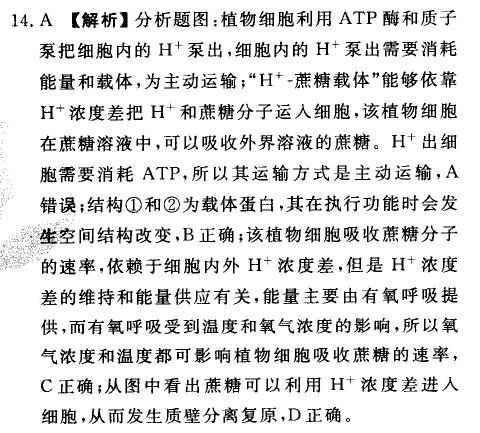 2022屆全國100所名校高考模擬金典卷文綜綜合八答案-第2張圖片-全國100所名校答案網(wǎng)