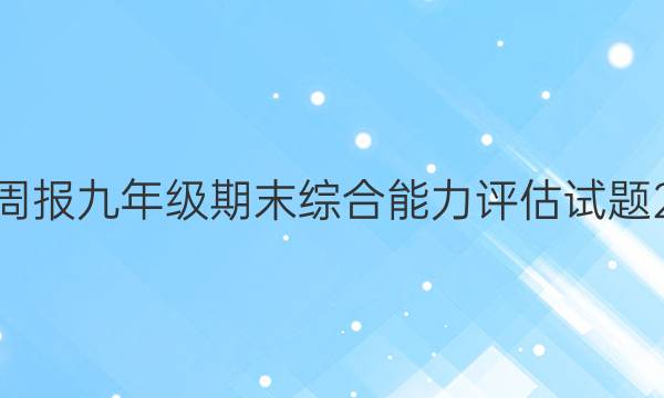 英语周报九年级期末综合能力评估试题2答案