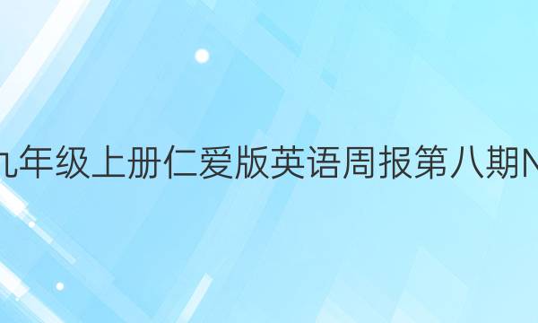 2022九年级上册仁爱版英语周报第八期Np答案