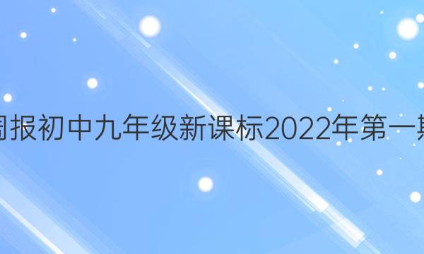 英语周报初中九年级新课标2022年第一期答案
