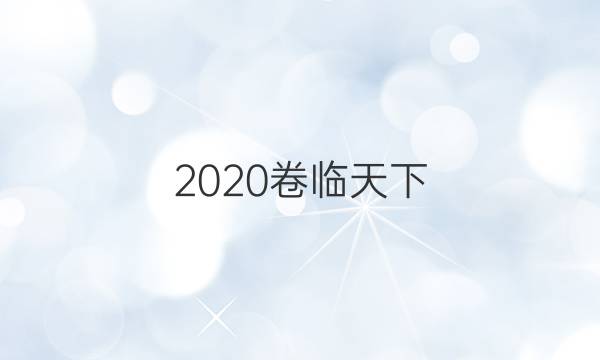 2020卷臨天下 全國100所名校最新高考模擬示范卷政治卷2（二）答案