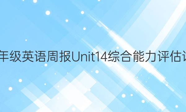 2022九年级英语周报Unit14综合能力评估试题答案