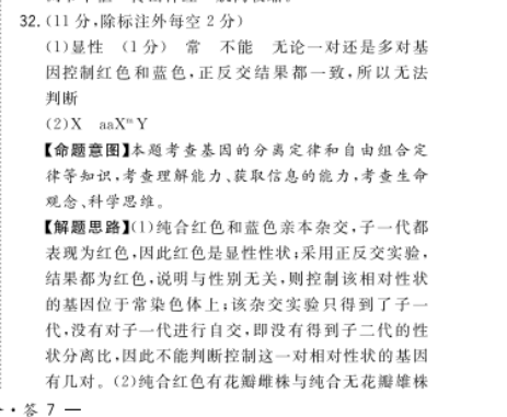 2021-2022 英语周报高考版第46答案