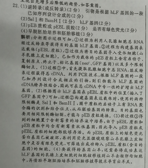 英语周报高考阅读综合提升试题答案