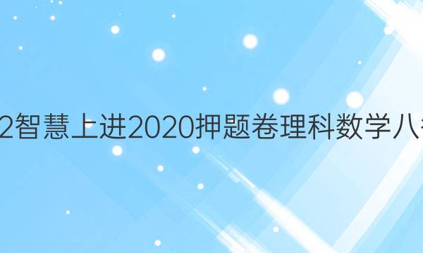 2022智慧上进2020押题卷理科数学八答案