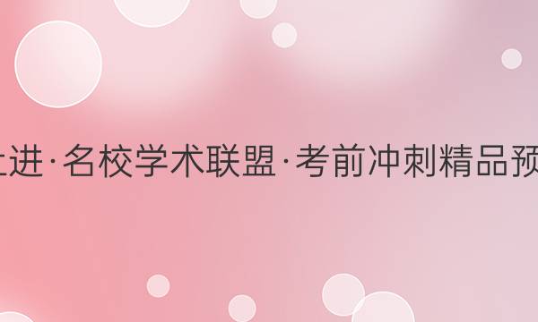2022届智慧上进·名校学术联盟·考前冲刺精品预测卷 全国卷乙(二)文科综合试题答案