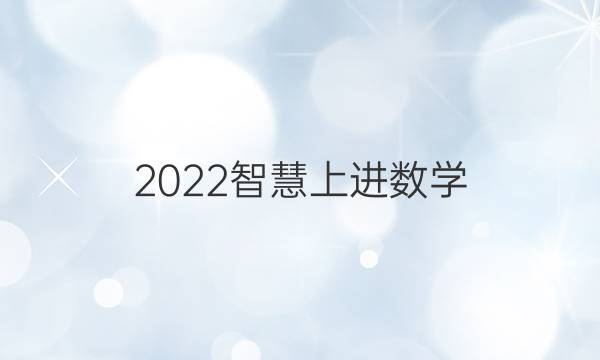 2022智慧上进数学（二）答案