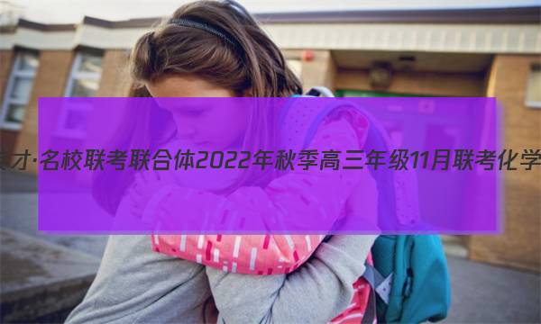 炎德英才·名校联考联合体 2022年秋季高三年级11月联考化学答案图片