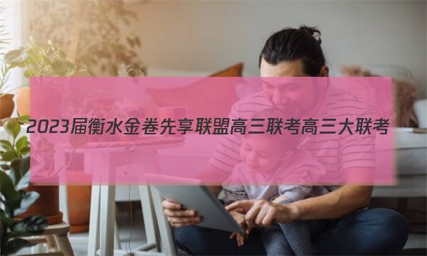 2023届衡水金卷先享联盟高三联考 高三大联考(11月)数学答案图片