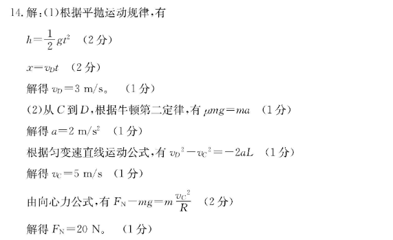 衡水金卷先享题 2022-2023学年度上学期高三年级期中考试(老高考)历史答案图片