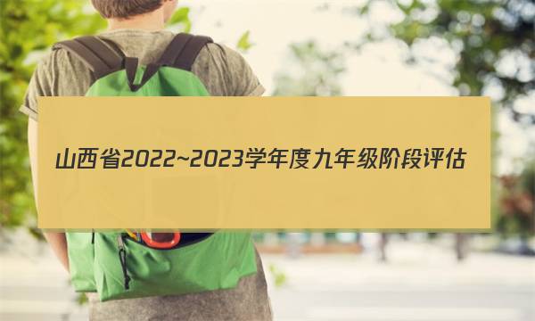 山西省2022~2023学年度九年级阶段评估(C)R-PGZX E SHX(三)3数学试题答案图片