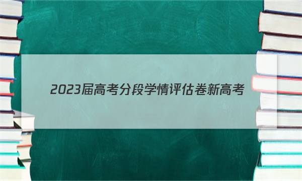 2023届高考分段学情评估卷 新高考(一)1语文试题答案图片