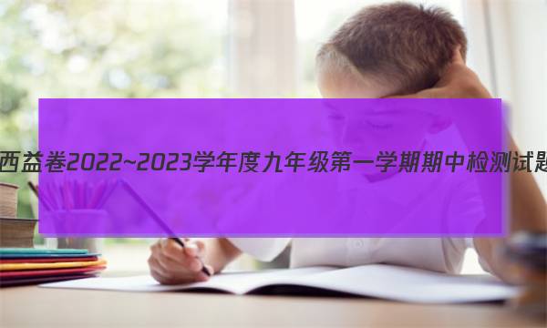 陕西益卷 2022~2023学年度九年级第一学期期中检测试题(卷)化学C(科粤版)试题答案图片