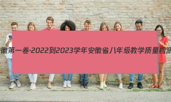 安徽第一卷·2022-2023学年安徽省八年级教学质量检测(三)3物理(沪科版)试题答案图片