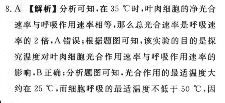 河北省2022-2023学年度八年级第一学期素质调研三生物试卷答案(更新中)图片
