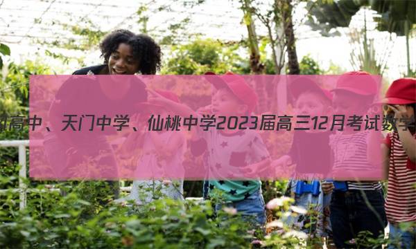 湖北省东风高中、天门中学、仙桃中学2023届高三12月考试数学试卷答案(更新中)图片