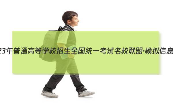 2023年普通高等学校招生全国统一考试名校联盟·模拟信息卷(二)2数学答案图片