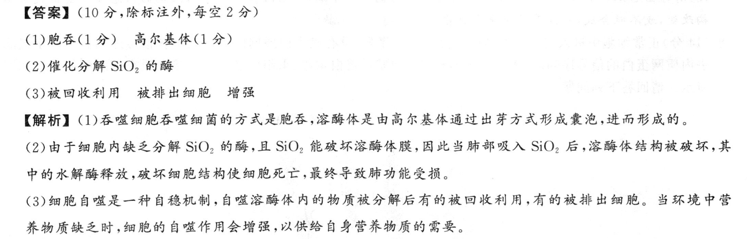 砺剑·2023相约高考 新高三培优卷(三)3地理答案图片