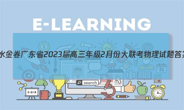 衡水金卷 广东省2023届高三年级2月份大联考物理试题答案图片