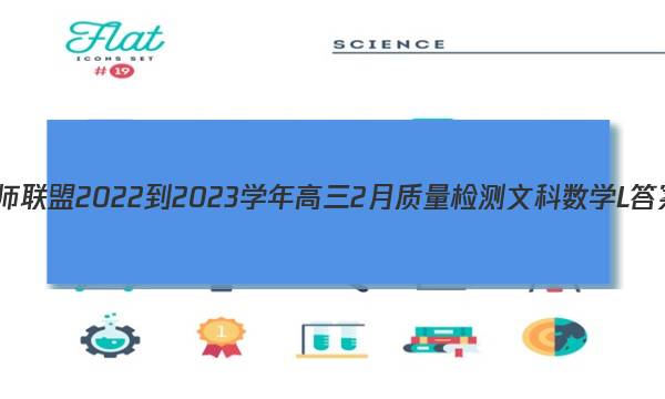 九师联盟 2022-2023学年高三2月质量检测文科数学L答案图片