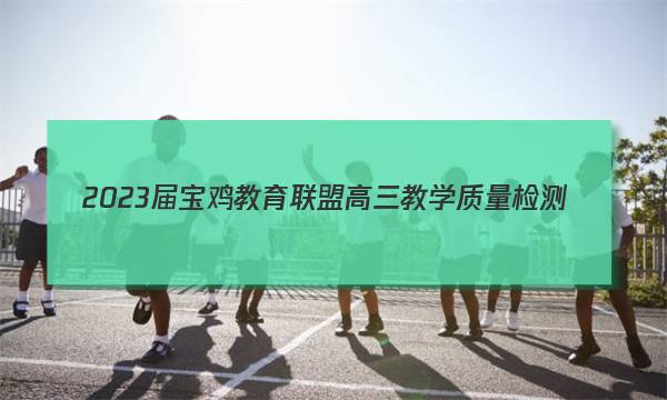 2023届宝鸡教育联盟高三教学质量检测(五)(23373C)物理/答案图片