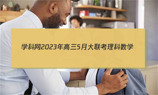 学科网2023年高三5月大联考理科数学(全国乙卷)答案